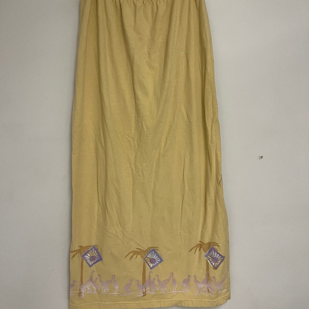 vintage blue fish clothing maxi skirt size 1